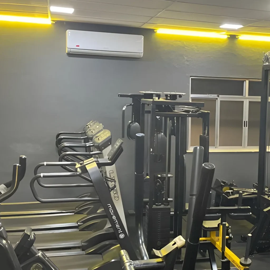 Ambiente climatizado academia shape fit tribobo